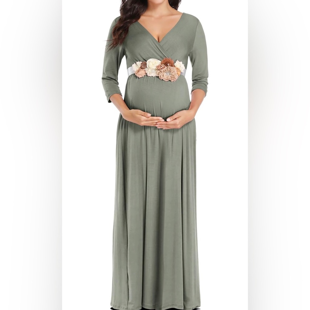 Maternity Dress with Belt
